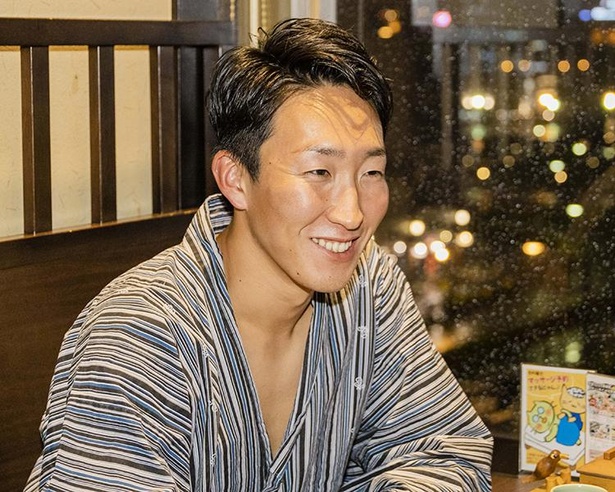 3人の中では一番卓球が上手い大貫選手。レースゲームでも1位だった