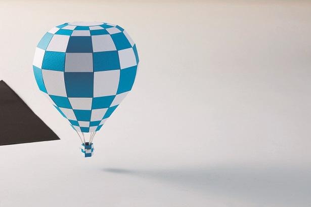 【写真】Craft Hiro Balloon/Creemaの「ヒロ バルーン チェッカー フラッグシリーズ」1000円