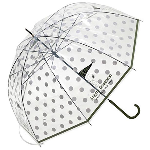 スヌーピーのビニール傘がスタイリッシュでおしゃれ 雨の日が