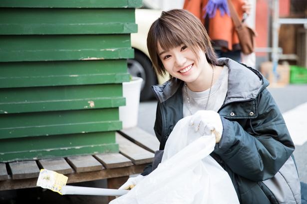 お掃除隊に一番多く参加している水田さんは、個人的にも清掃活動に取り組んでいたそう