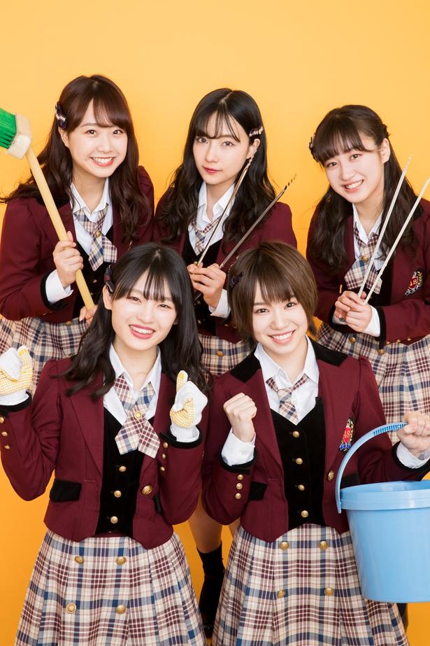 人気アイドルグループnmb48が大阪で清掃活動 10年間の感謝を込めて難波お掃除隊を結成 ウォーカープラス