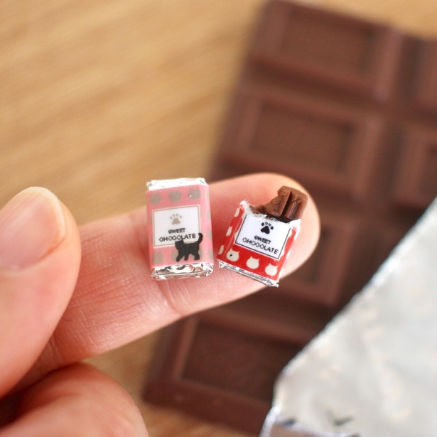 指先サイズのチョコレート