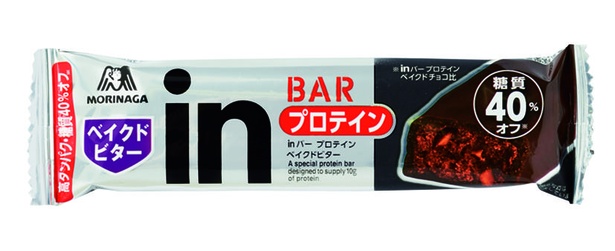 inバー プロテイン ベイクドビター(森永製菓、￥150/1本　155kcal)