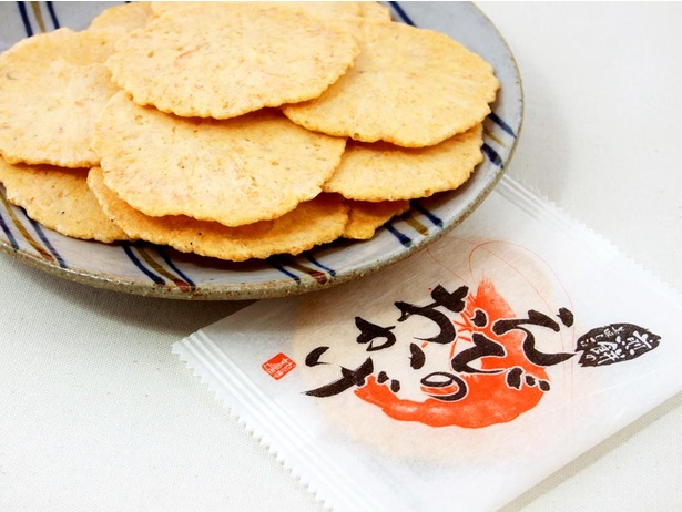 数あるエビせんべいのなかでも、伊勢エビを使っているのが最大のこだわり