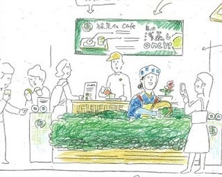 渋谷に茶畑が出現!？ロフトが静岡のお茶どころとコラボ