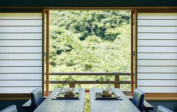 客室内での食事は、本格的な京料理を集めた「松花堂弁当」/星のや京都