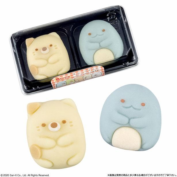 ファミマ限定 すみっコぐらし の ねこ と とかげ が和菓子になって登場 ウォーカープラス