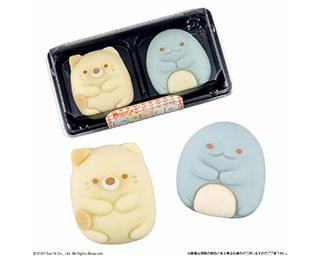 ファミマ限定！「すみっコぐらし」の“ねこ”と“とかげ”が和菓子になって登場