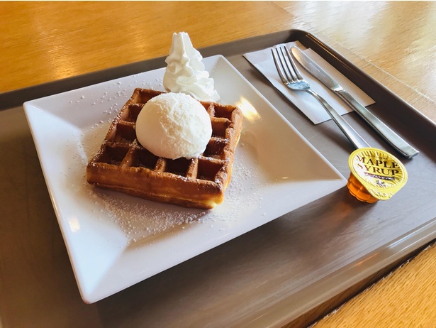 Passo Caféの「アイスクリームワッフル」(税込470円)