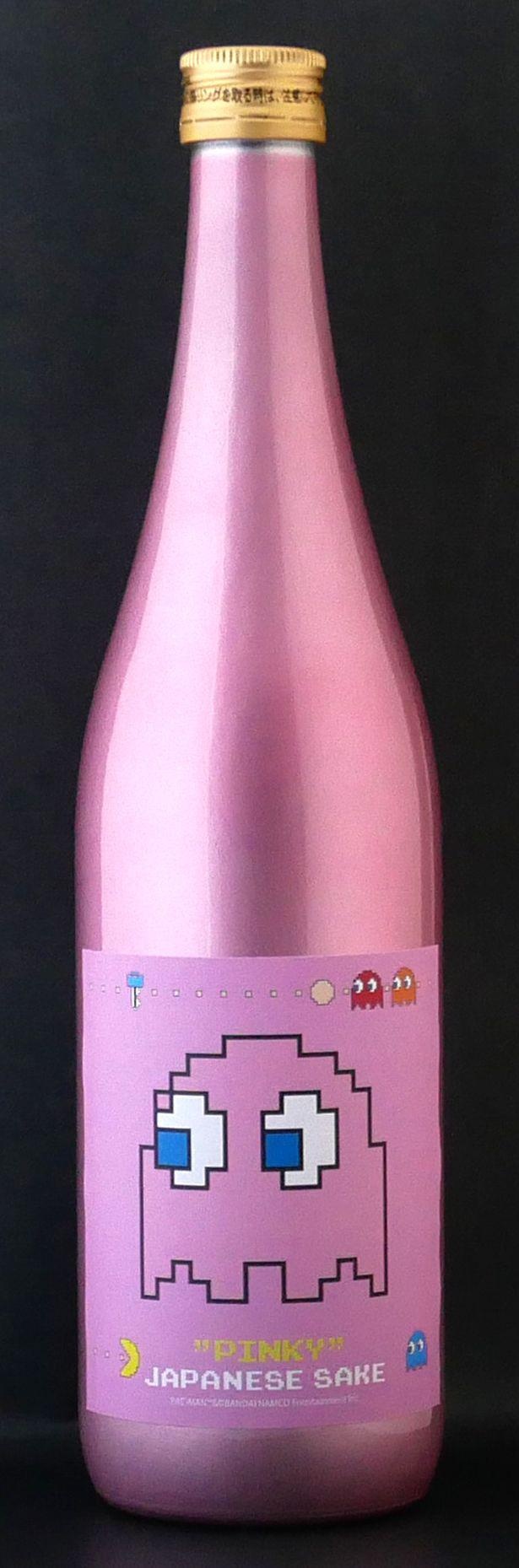 「ピンキー」(純米酒、ピンクメタリックボトル)