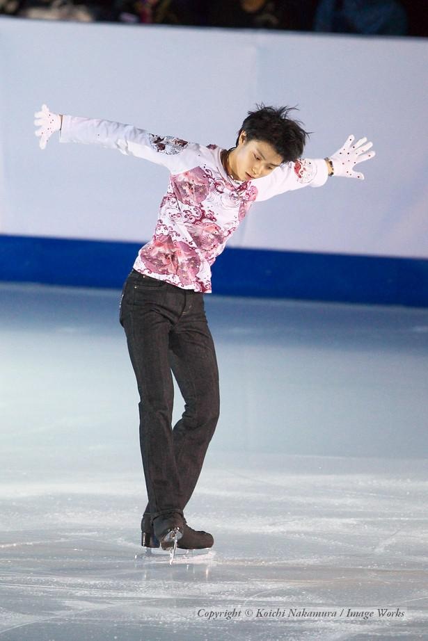 羽生結弦、2010世界ジュニア選手権でのエキジビションの演技