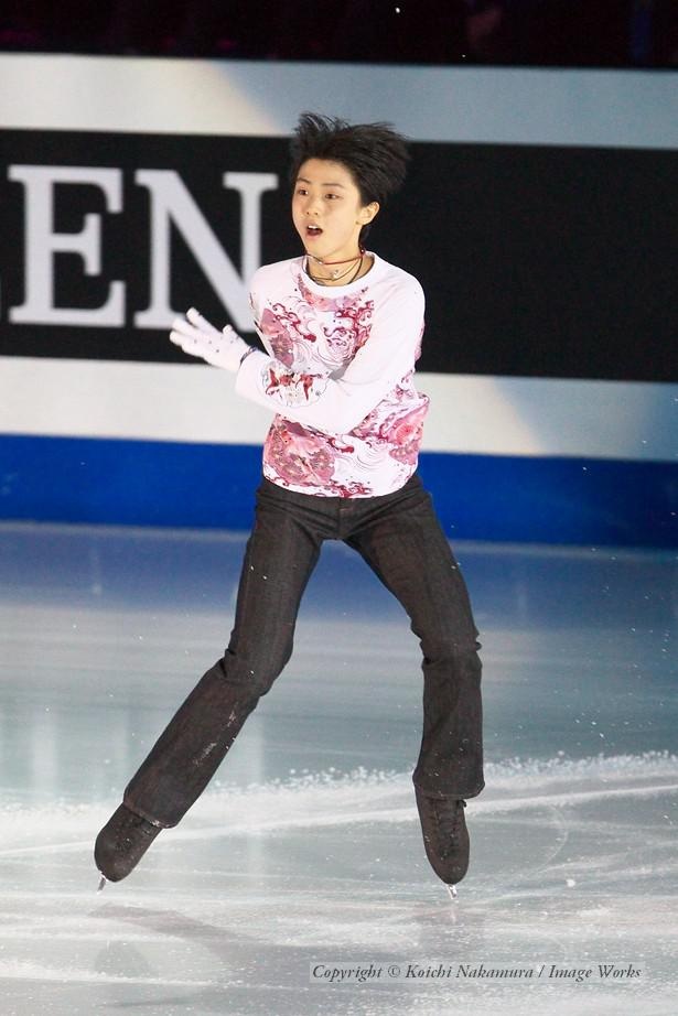 羽生結弦、2010世界ジュニア選手権でのエキジビションの演技