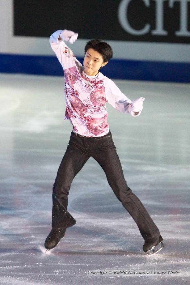 羽生結弦、2010世界ジュニア選手権でのエキジビションの演技