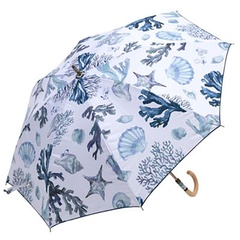 「キャンバスパラソル 晴雨兼用日傘(ショートスライド／シェル)」(6490円)