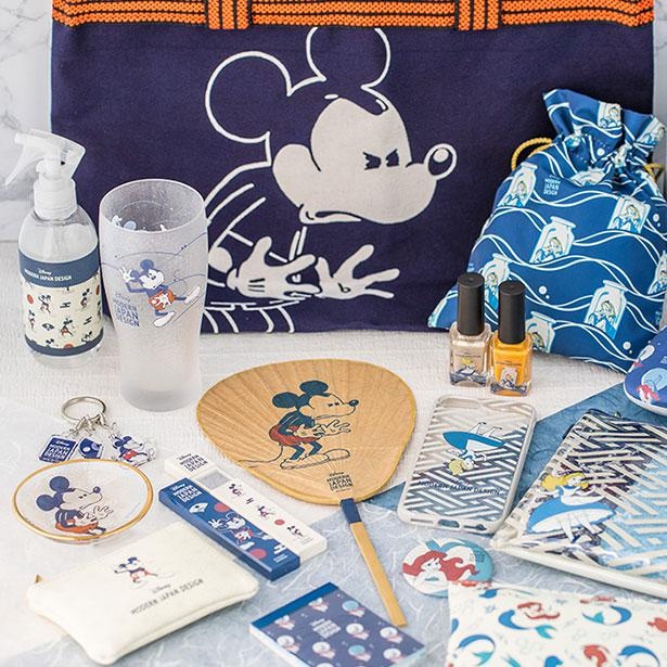 日本の夏をデザインしたディズニー雑貨 Disney Modern Japan Design By Loft 粋 がロフト限定で登場 ウォーカープラス