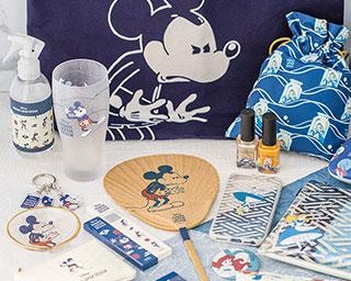 日本の夏をデザインしたディズニー雑貨「Disney Modern Japan Design by LOFT～粋～」 がロフト限定で登場！