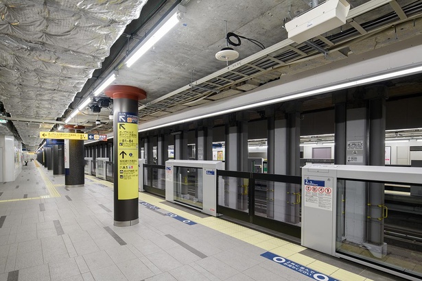 【写真】2020年6月6日に開業した東京メトロ日比谷線「虎ノ門ヒルズ駅」の様子