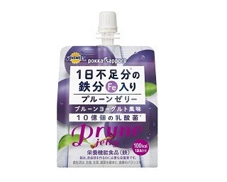 1日不足分の鉄分と10億個の乳酸菌入り「鉄分補給ゼリードリンク」