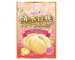 「桃の女王」を使用！シュワッと香るスパークリングキャンディ