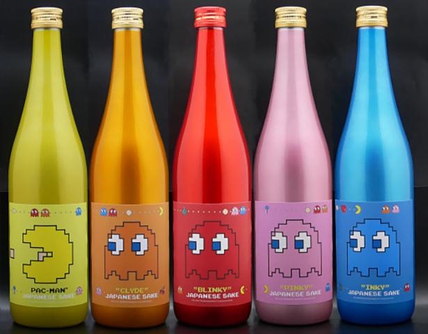 「パックマン日本酒シリーズ」は7月4日よりタワーレコードの公式サイトにて順次販売予定