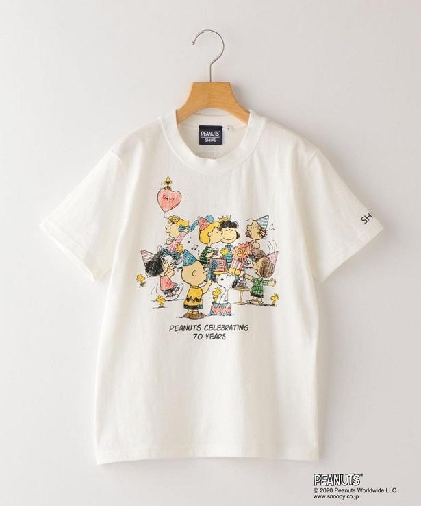 スヌーピー Ships Kidsのtシャツコレクション 70周年記念の特別デザインも ウォーカープラス