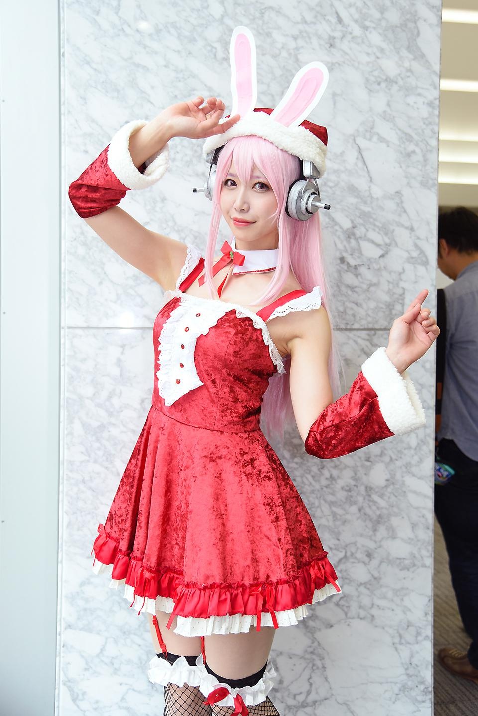 すーぱーそに子に扮するfinさん
