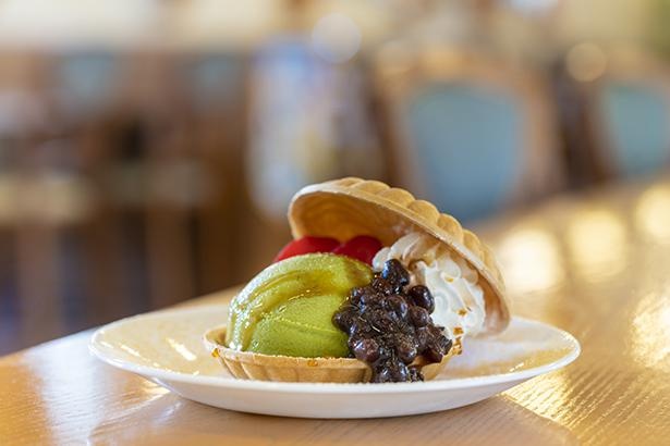 伊勢茶アイスモナカ600円/カフェ ミ カサ