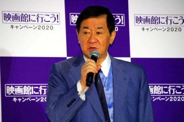 「映画館に行こう!」実行委員会の顧問で一般社団法人、日本映画製作者連盟会長の岡田裕介氏