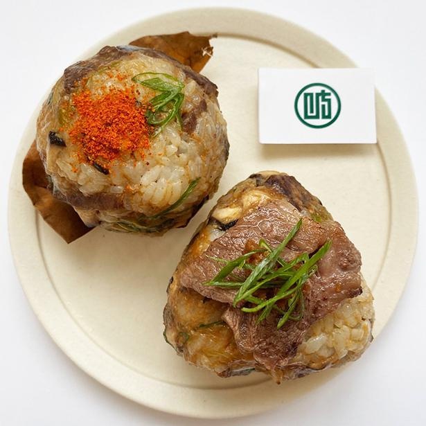飛騨牛の朴葉みそ焼きをおにぎりにした「岐阜おにぎり」