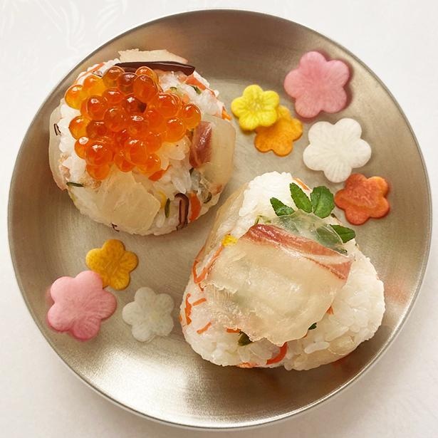 「鯛と昆布締めとなますのおにぎり」は正月に投稿されたもの