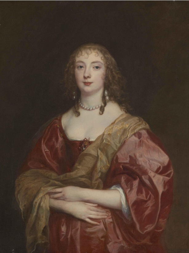 アントニー・ヴァン・ダイク《ベッドフォード伯爵夫人--アン・カーの肖像》1639年