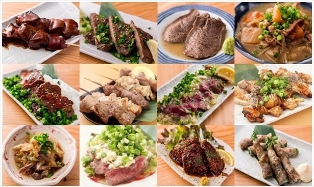 たたきやにんにくポン酢、しぐれ煮など多数の牛タンメニューが！
