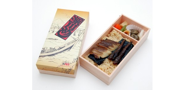 第4位は、東京の定番弁当「深川めし」。江戸時代、漁師の食べ物だったといわれる深川飯をモチーフに、 アサリの炊き込みご飯の上に穴子の蒲焼き、ハゼの甘露煮をのせた弁当