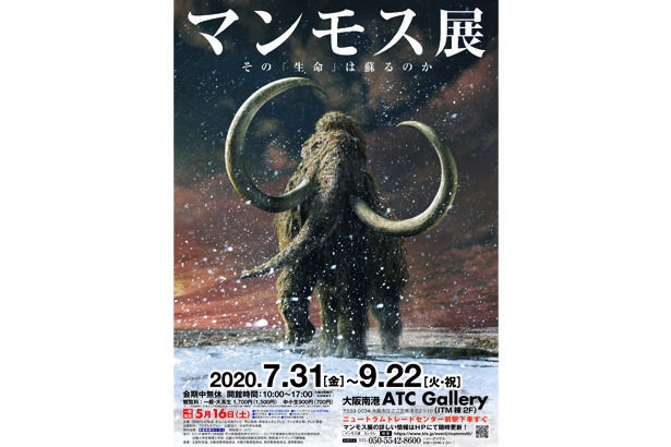 この夏、話題のマンモス展が大阪へ上陸！