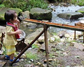 夏らしさ満載！広島県神石郡・水辺公園で「流しそうめん・トマト狩り・かき氷」を実施中