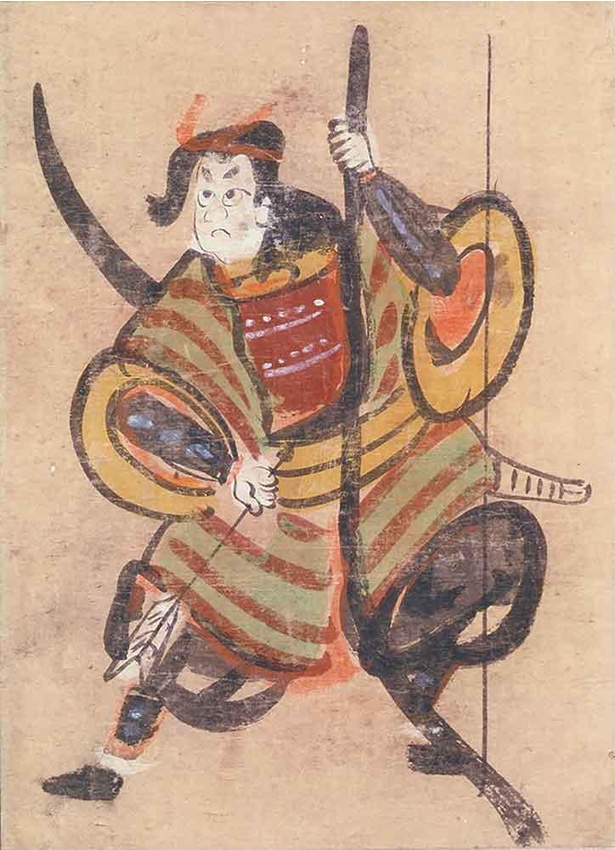 大津絵「 鎮西八郎 」 江戸時代