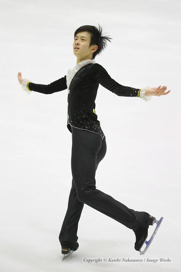 2015世界ジュニア選手権、山本草太のショートプログラム