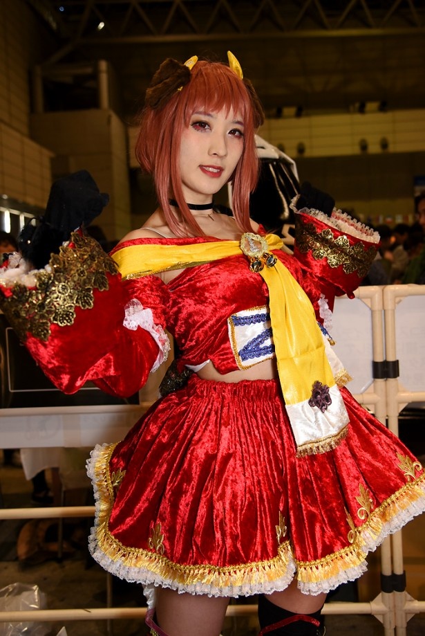 「チェインクロニクル」のシェギギムに扮する野井さん