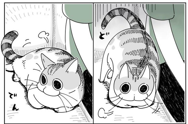 「隣にすわる猫」3/6