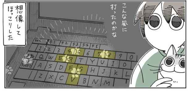 「キーボードの上の猫」7/7