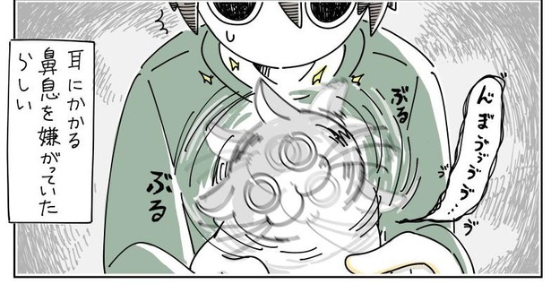 「猫の耳にビンタされる」8/8