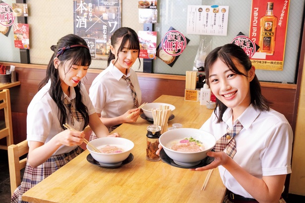 NMB48が大阪・福島で贅沢な鯛ダシの濃厚ラーメンを初体験！ウットリ実食レポート
