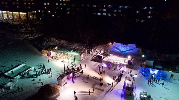 盛りだくさんの催しが行われる冬恒例イベント「阿寒湖氷上フェスティバル ICE・愛す・阿寒」