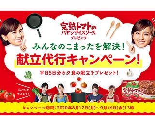 実はハヤシライスが愛されていると判明！人気の料理研究家らによる献立代行キャンペーンも開催