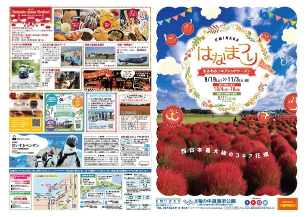 「うみなか＊はなまつり2020～もふもふコキア・レッドシーズン～」