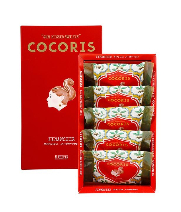 COCORISはマロンの濃厚な味わいとメープルがほのかに香る「フィナンシェ メープルマロン」を用意