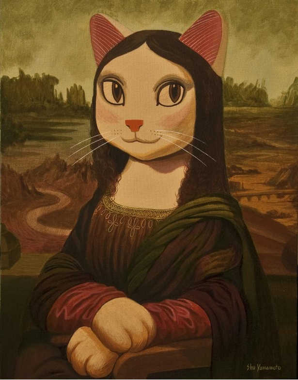 あの名画が猫の絵に 石巻市の石ノ森萬画館で Cat Art展 シュー ヤマモトの世界 が開催中 ウォーカープラス