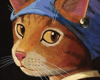 あの名画が猫の絵に！石巻市の石ノ森萬画館で「CAT ART展～シュー・ヤマモトの世界～」が開催中