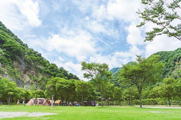 日帰りの予約は1週間前から受付、週末や繁忙期は宿泊優先 / 青川峡キャンピングパーク