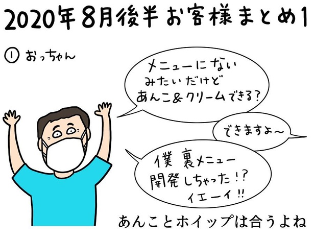 【2020年8月後半お客様まとめ】→01/08